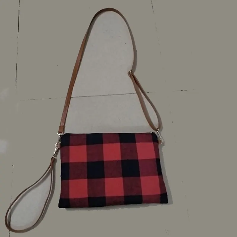 coach buffalo plaid bolsa