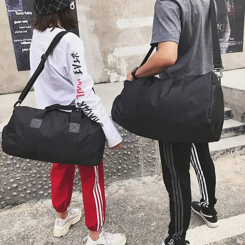 

Large Capacity Women Waterproof Travel Duffel Gym Bag with Shoes Compartment Fashion Weekend Bag