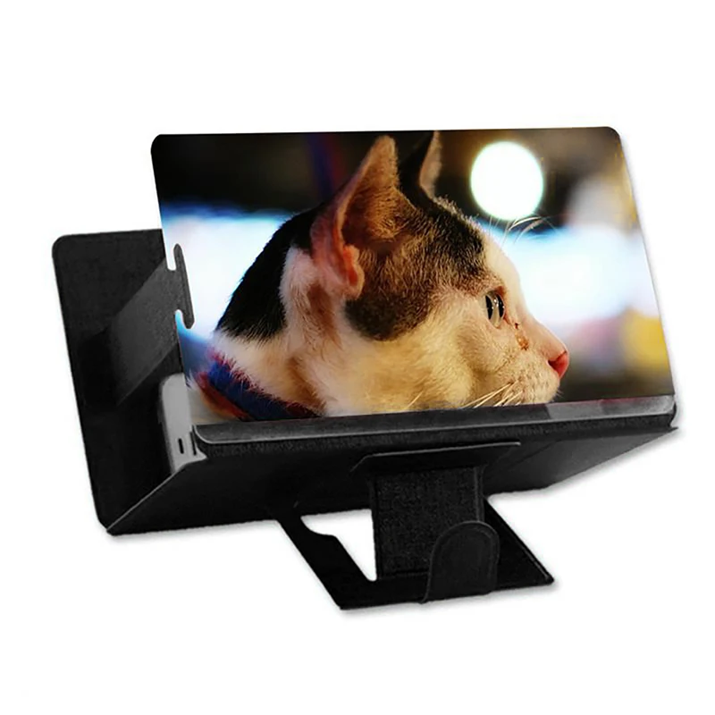 

Universal Mobile Phone 3D Screen HD Video Amplifier Magnifying Glass Stand Bracket Holder