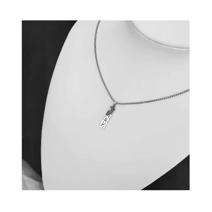 

individuation gold-plated stainless steel zodiac pendant necklace