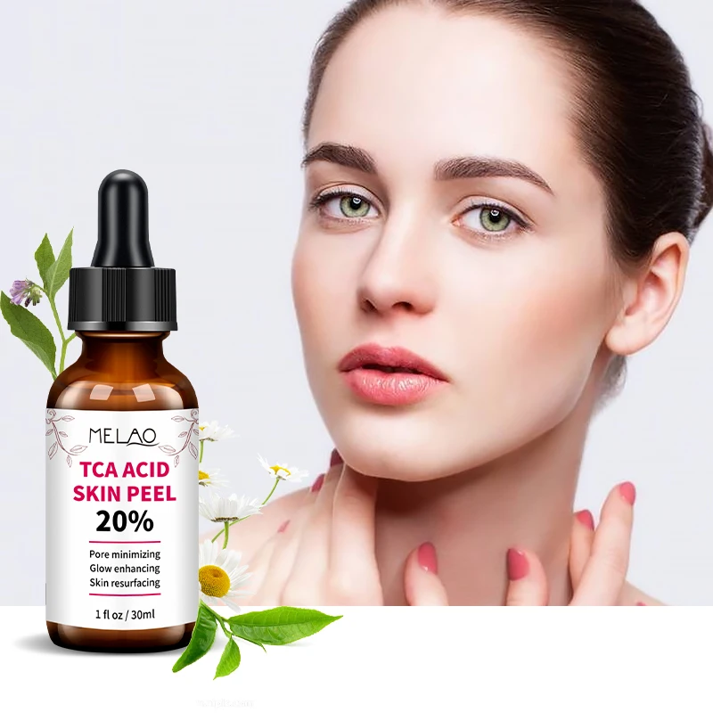 

2021 TCA acid skin care peel 20% serum Skin Care Products Whitening Hyaluronic Acid Anti-Aging Moisturizing MELAO, White liquid