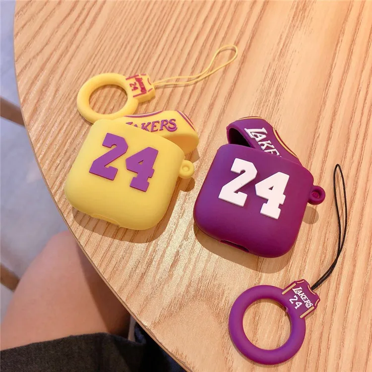 

Creative 3D Sport Basketball Soft Silicone Protective Case for Airpods For Apple Airpod 1 2