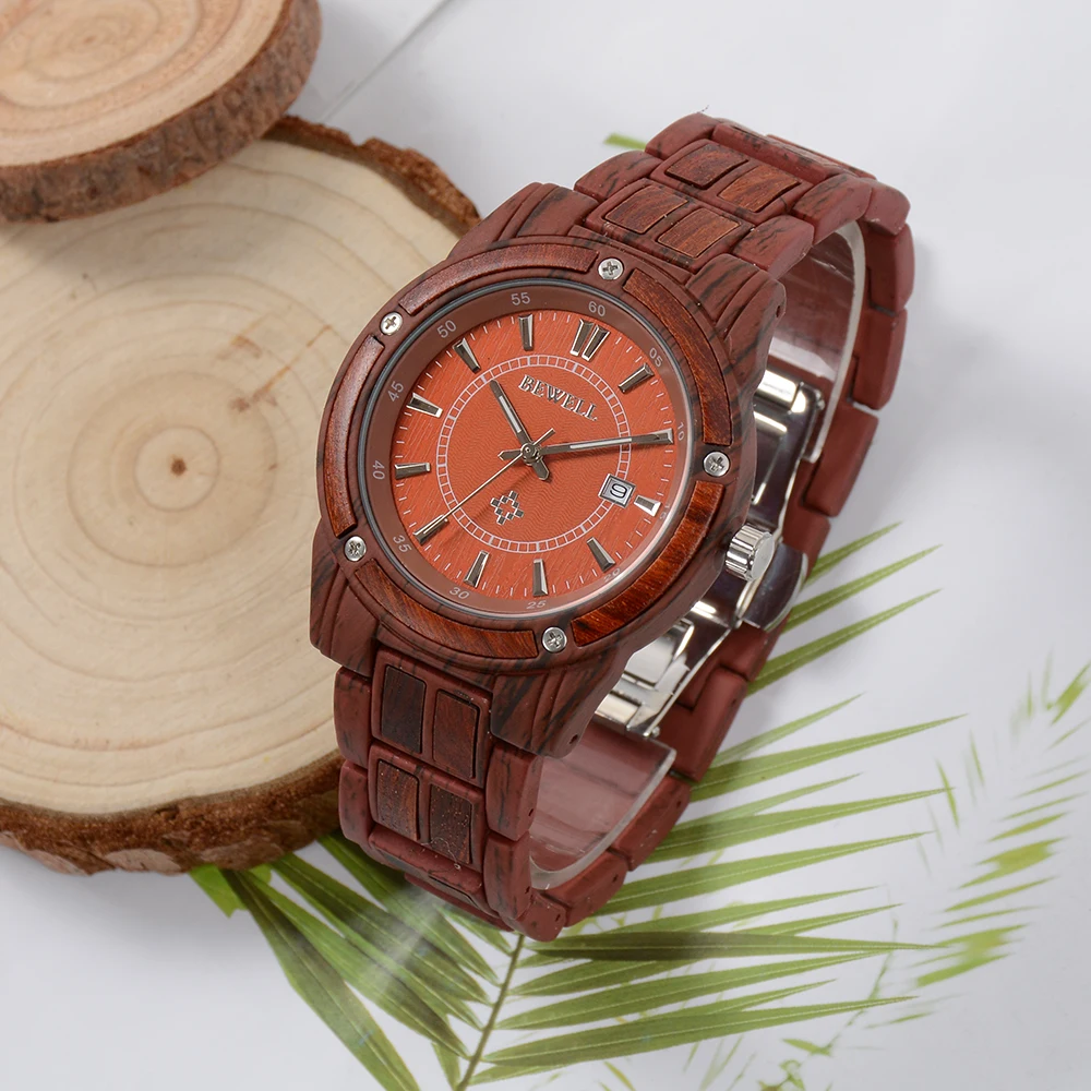 

Lowest price Natural Wooden watch Japan movement quartz Luxury wristwatches unisex size