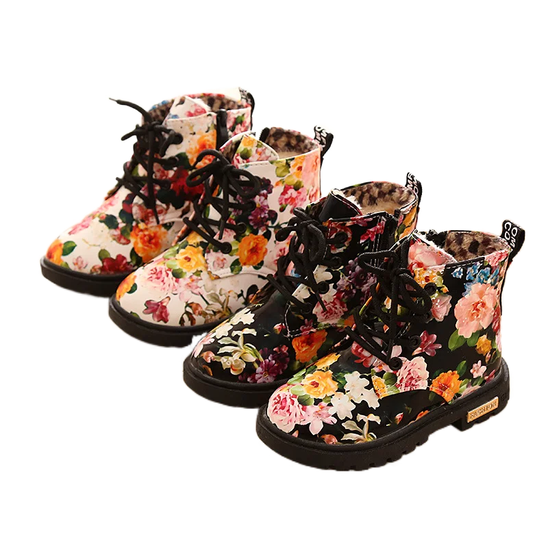 

PU Leather Fashion Children Boots Winter Waterproof Kids Boots Child Kids Girls Casual Wear Shoes, Colors