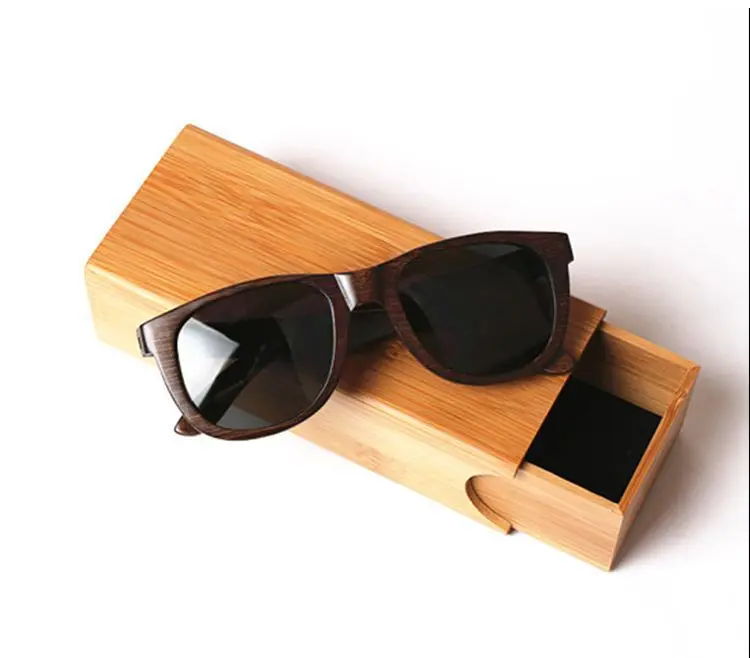 

Hand Made High Quality Box Drawer Packing Bamboo Sunglasses Packaging Boxes