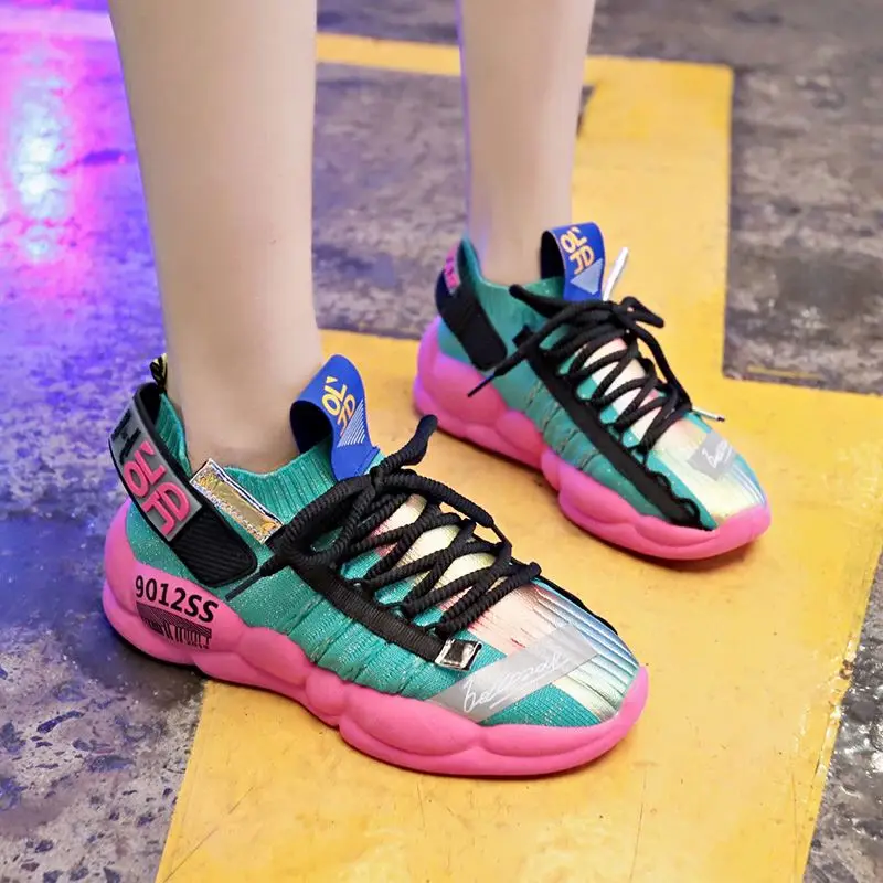 

Fashion Sneakers For Women Trainers Platform White Sneakers Wedges Mesh Ladies Casual Shoes zapatillas chunky mujer plataforma