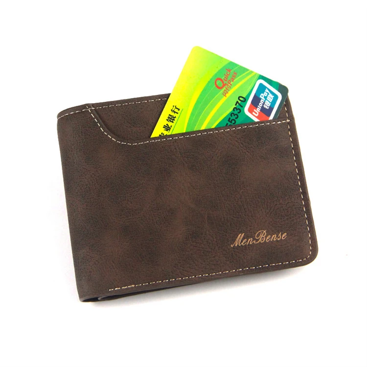

New Design ID Card Slim Leather Wallet For Men, Multi-colors
