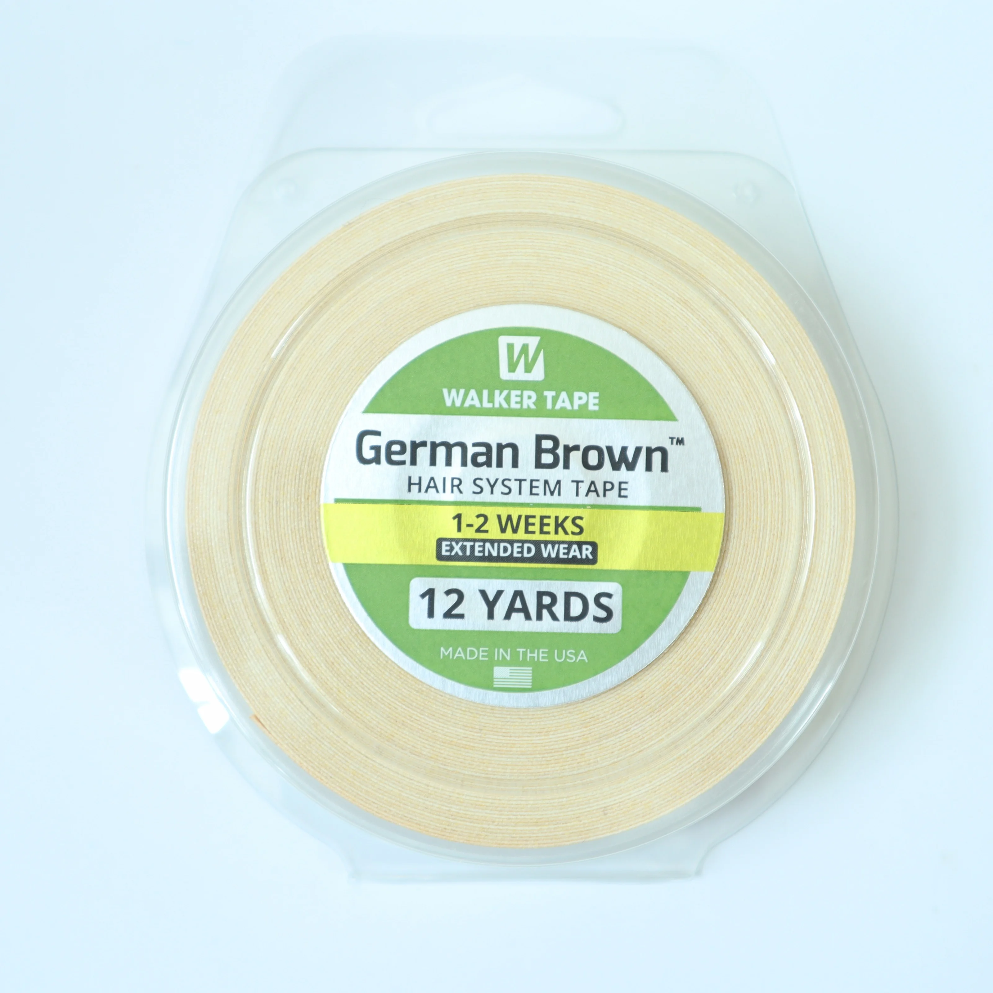 

Walker Tape German Brown Strong waterproof Adhesive  Toupee Wigs Hair Tape, Clear