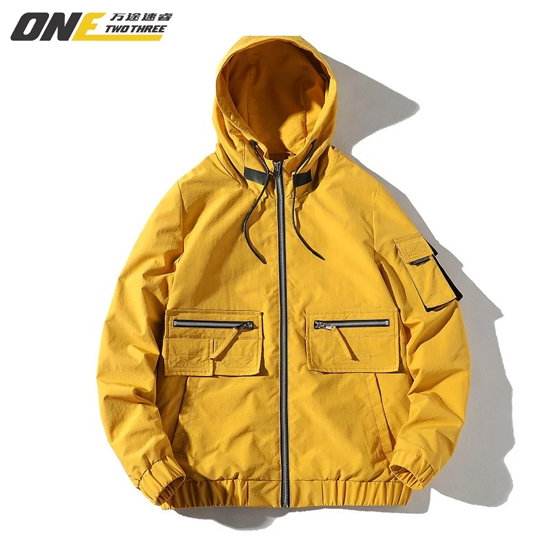 

Oem spring Casual Men jacket Windproof Oversized Jacket Wholesale Outdoor Jacke With Front Pocket men jacket streetwear, Customized color