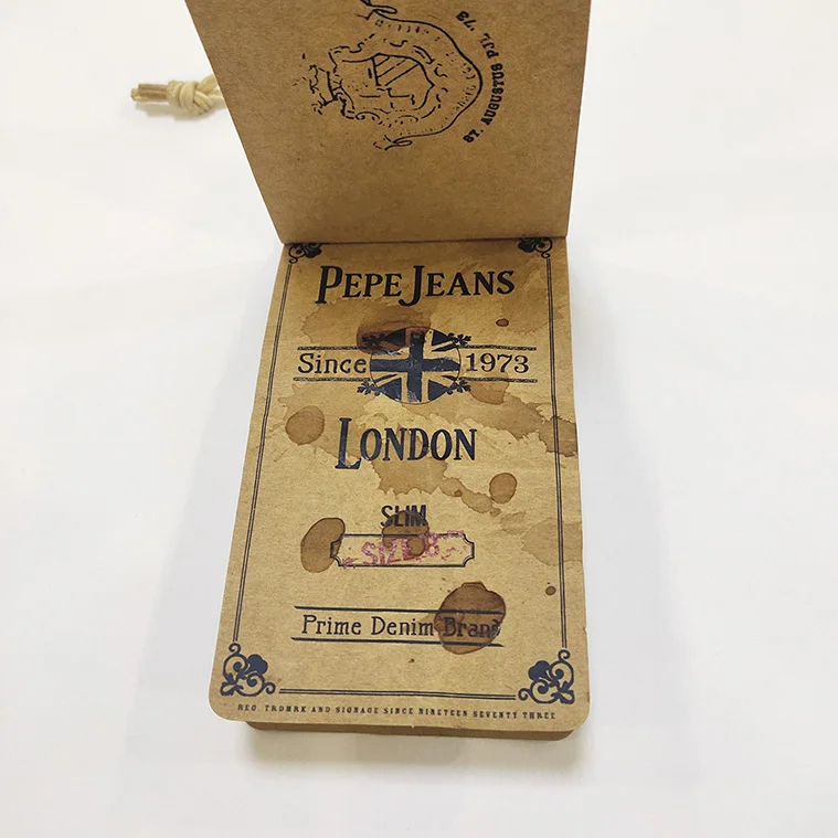 

Custom Eco-Friendly Printing Recycled Paper Hang tags, Customized color