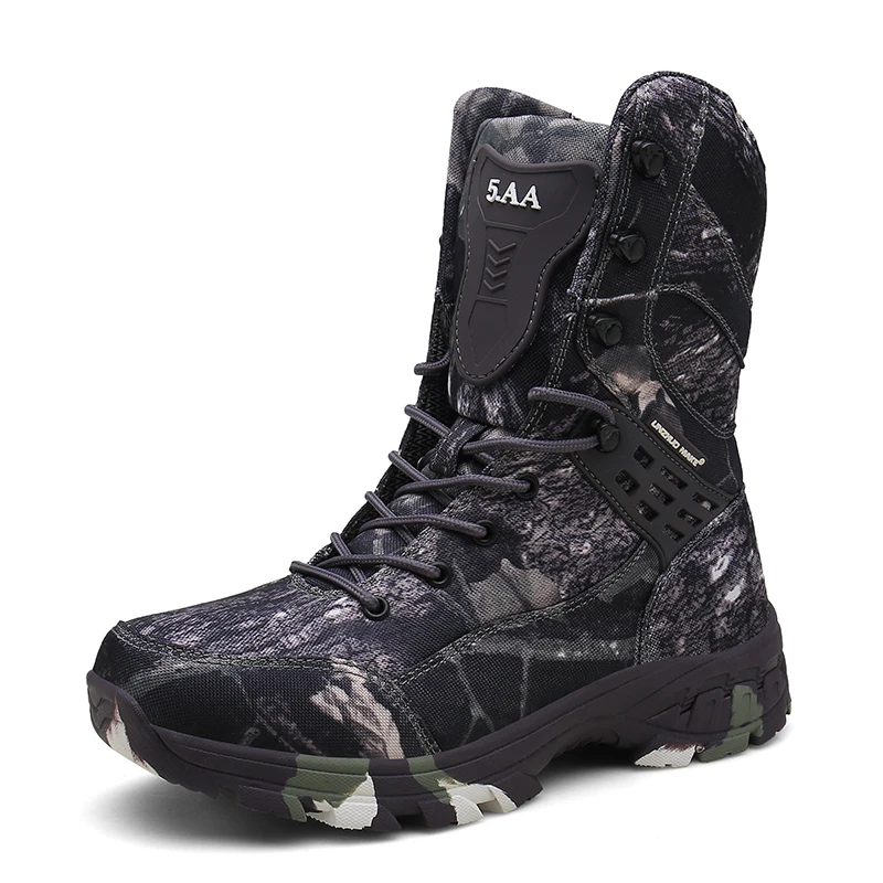 

YZ New Large size waterproof outdoor men's breathable non-slip military boots