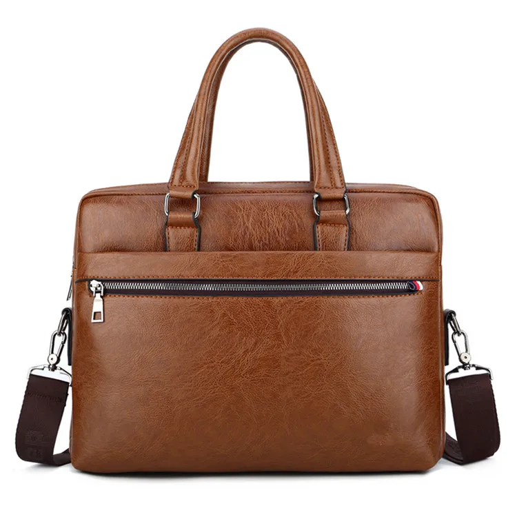 

custom tote laptop mens leather briefcase bag