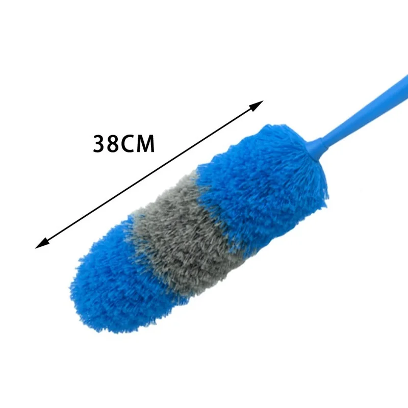 

Microfiber Duster with Extendable Telescopic Handle, Long Fiber Make it Easy for Cleaning the dust, Blue