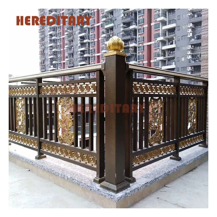 Decorative Cement Balcony Railing Designs Use Simple Aluminum Balcony