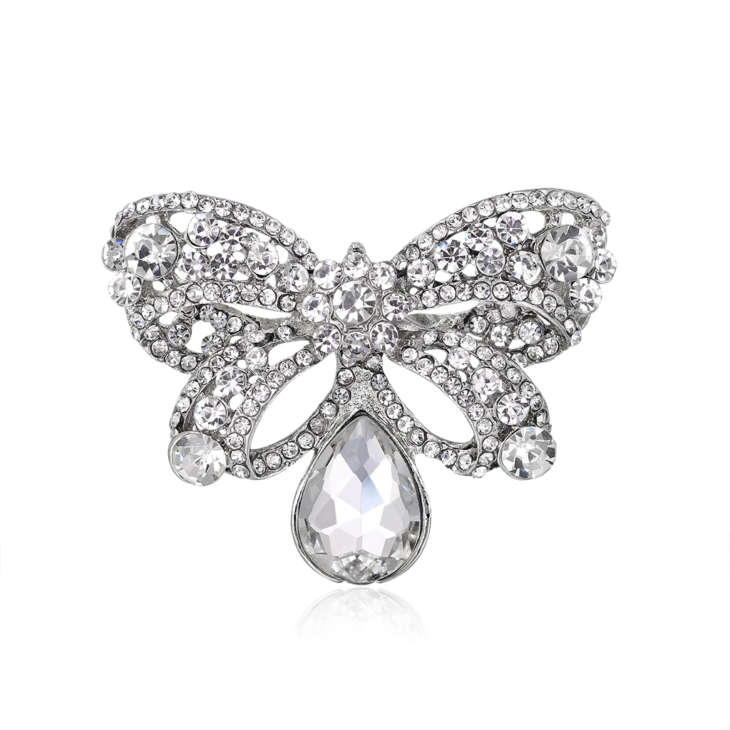 

Rhinestone Big Bow Brooches for Women Enamel Brooch Pins Jewelry Accessories