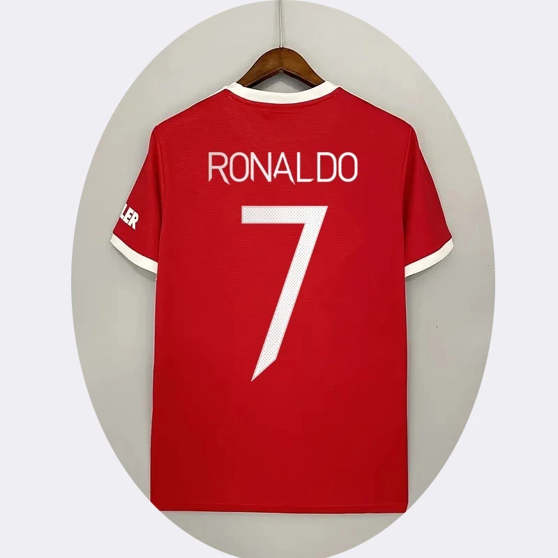 

2022 new home soccer wear Man football jersey United soccer uniform Ronaldo7# soccer jersey 4XL Fan Edition jersey