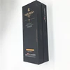 Custom PU Leather Luxury Bottle Packaging / Single Wine Box Hot Stamp Finishing
