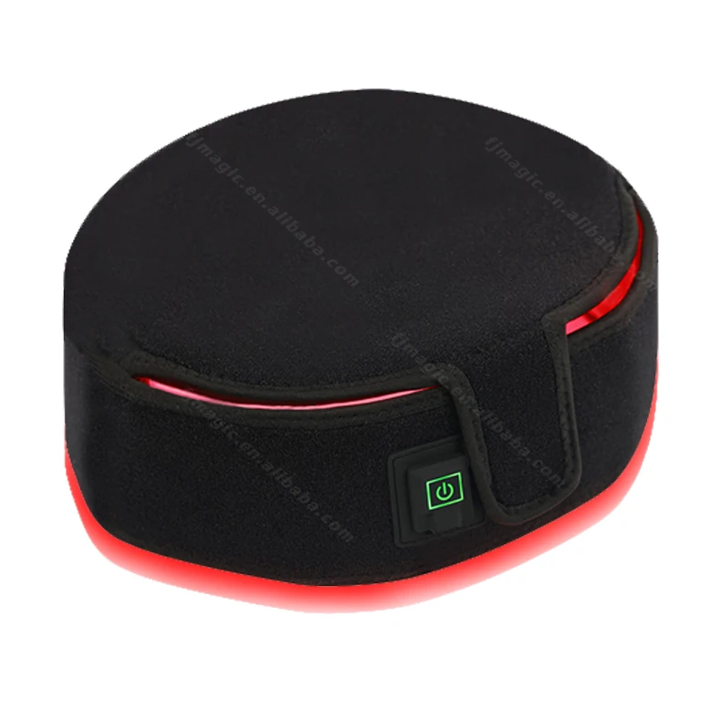 

2021 new products Red Light & Infrared Light Therapy for hair growth hair growth therapy red light hair growth hat, Black