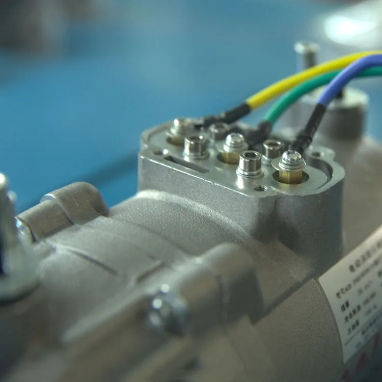 low noise dc 24v electric air conditioning compressor for truck