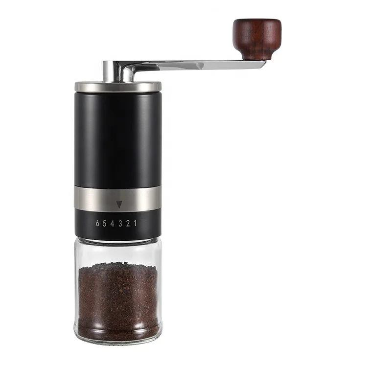 

CHINAGAMA commercial stainless steel portable espresso hand Manual Coffee Bean Grinders with conical ceramic burrs