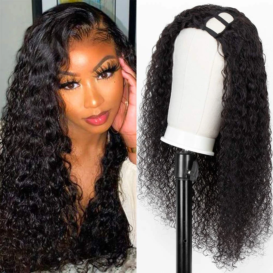 

Deep Wave Curly U Part Wig 100% Virgin Human Hair Wig