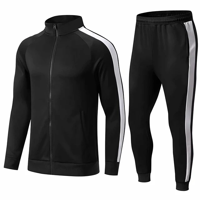 

Men's clothing Running 2 piece Track suit Sportswear Fitness Men Compression Top Long sleeve Sweat Gym Jogging suits Sports set, Custom color