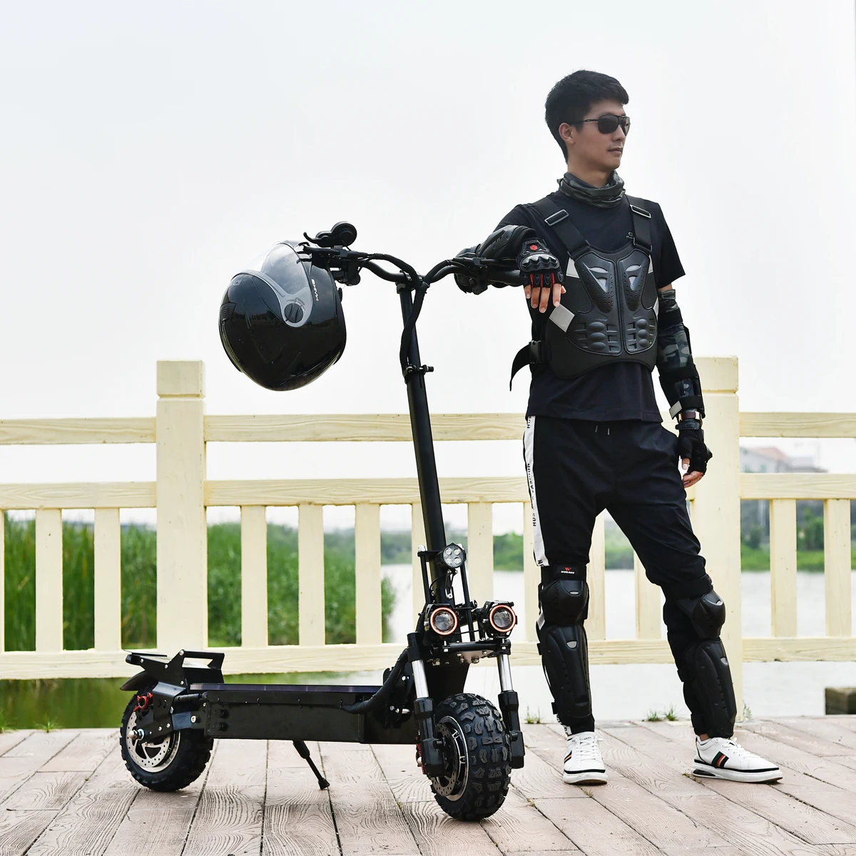 

China Good Price maike mk8 dual scooter eu warehouse high speed electric scooter 80km h 5000w motor adult scooter