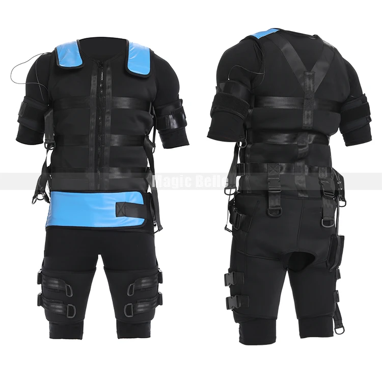 

Ems muscle stimulator workout fitness gym wireless body ems training suit