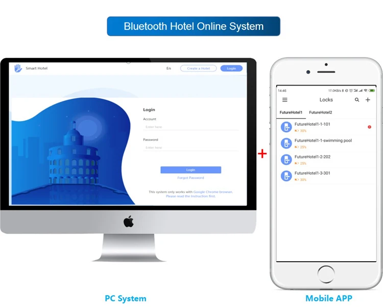 Tthotel Smartek E300 Ekey Card App Hotel Software Factory Direct