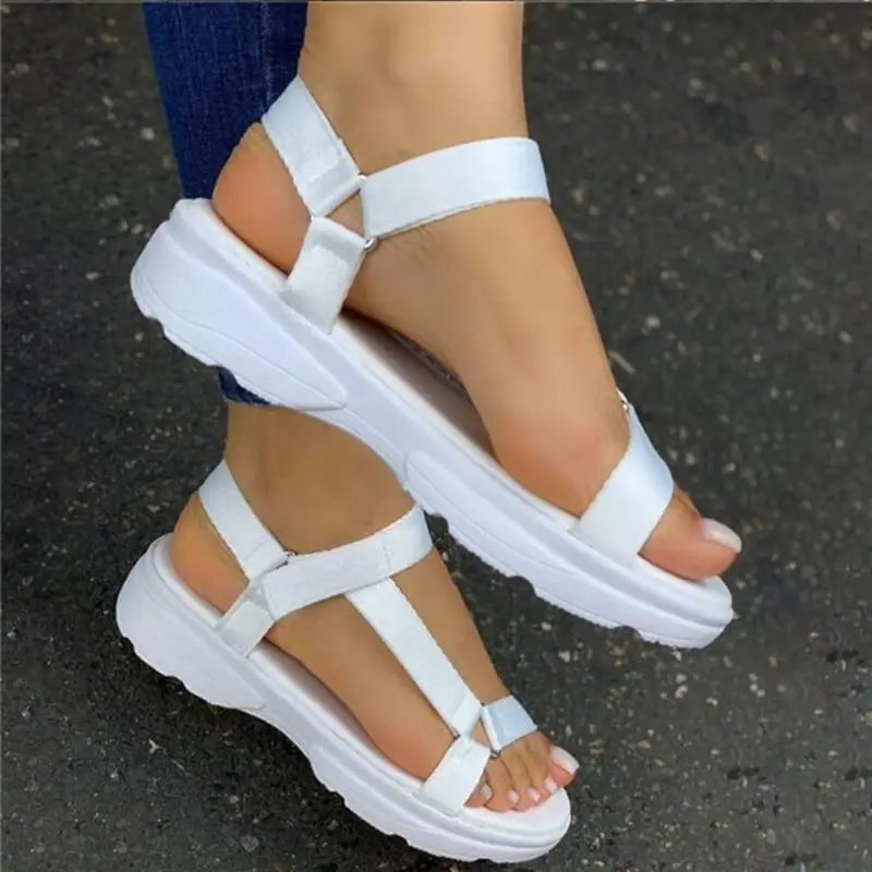 

2021 Fashion Platform Sandals Espadrille Ankle Peep Toe Shoes for women sandals summer sandals women 2021, Picture