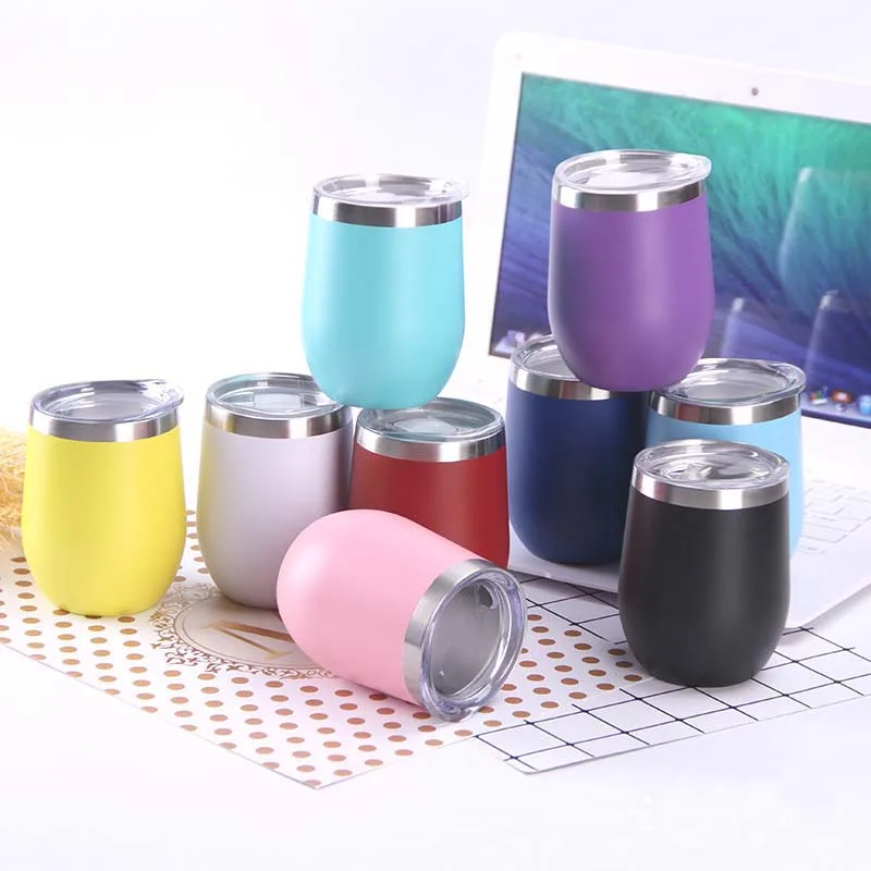 

Best Selling Double Walled Stainless Steel Stemless Wine Glasses /Goblet, More than 50 types/customized