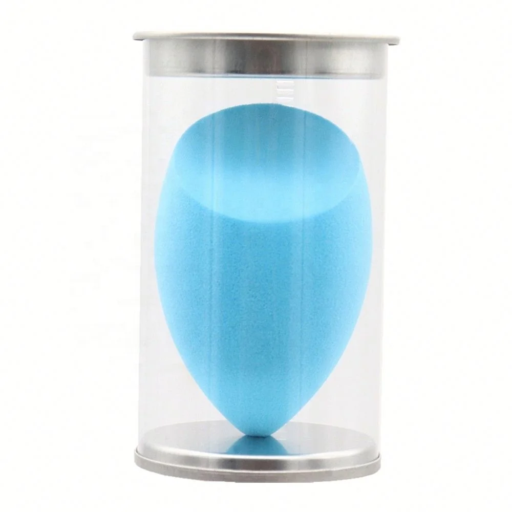 

Bucketed Powder Puff Beauty Egg Classic Water Drop Oblique Cut Sponge, Picture