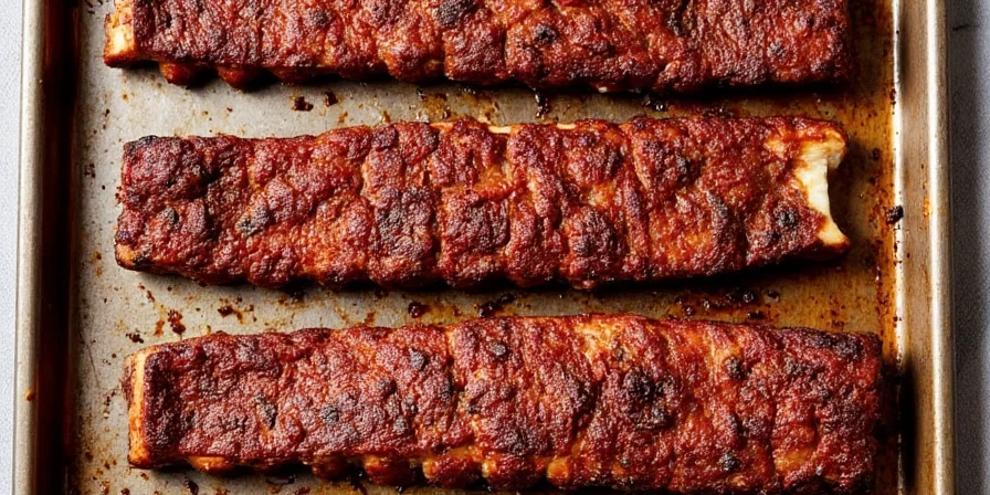 Comparison of rib cuts: St. Louis style, Spareribs, Back Ribs