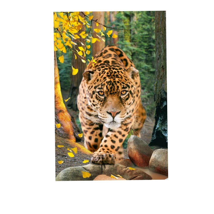 
big size wildlife 3d lenticular picture lion king 