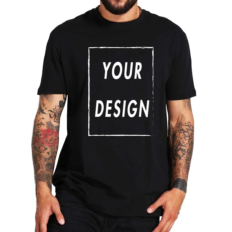 

Custom O-neck Oversize Black Summer Sublimation T-shirt Custom Printing Men T Shirt