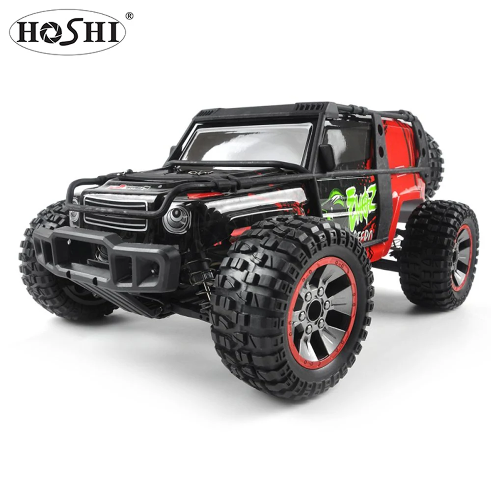 

HOSHI 9204E 1/10 2.4Ghz 45Km/h High Speed 4WD Remote Control Car Electric Crawler Off-Road Car RTR Vehical Toys, Red/yellow/green