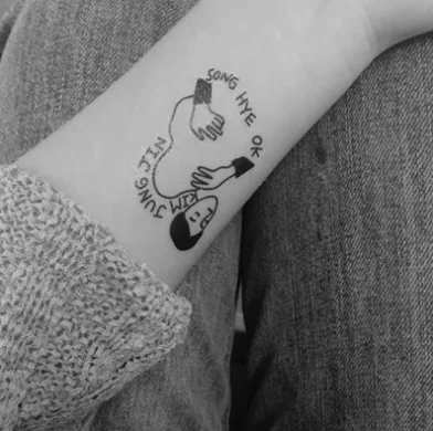 
JIMMY&KEVIN Custom Design dark series Sexy Body Tattoo Sticker Temporary Tattoo 