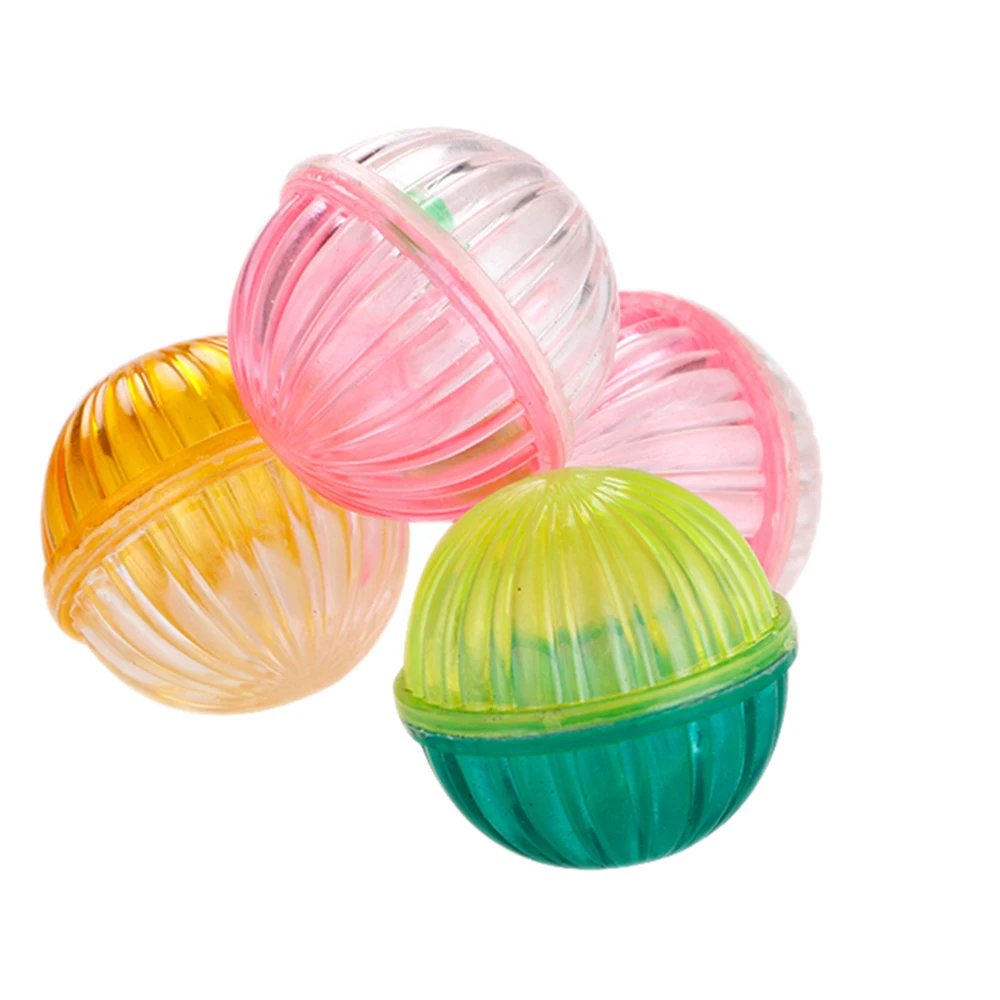 

Safe non-toxic pet hollow ball jingling hot-selling hollow bell ball new self-playing cat bell ball