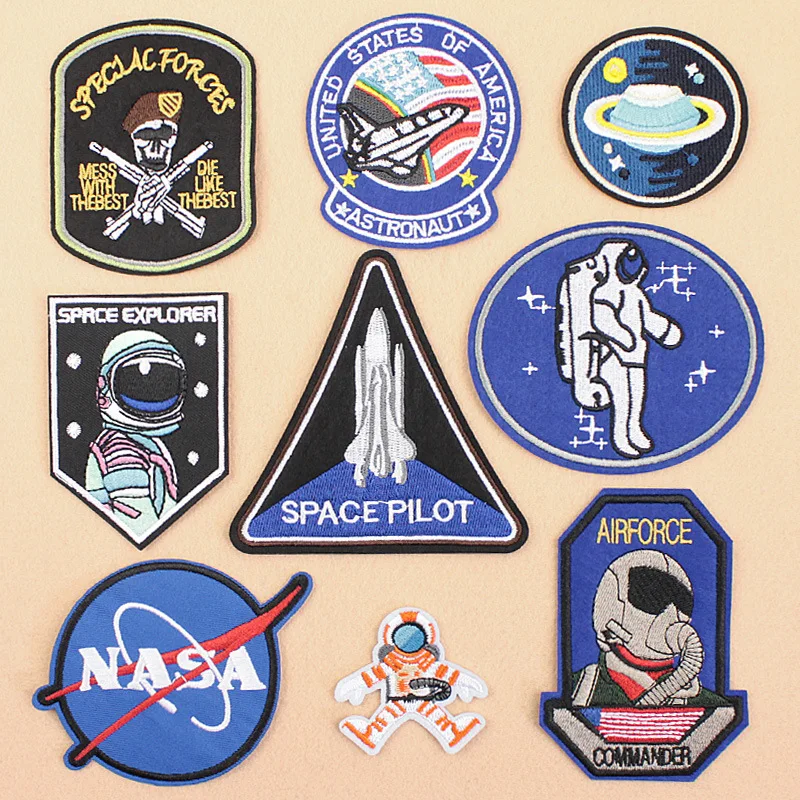 Wholesale Nasa Iron On Patch Nasa Embroidery Patches Kids Astronaut Space Patches Badges Buy Nasa Patch Wholesale Embroidery Patches Military Patches Embroidery Product On Alibaba Com
