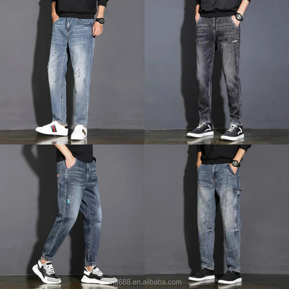 

Men's Jeans Korean Casual Loose Fashion Trend New 2020