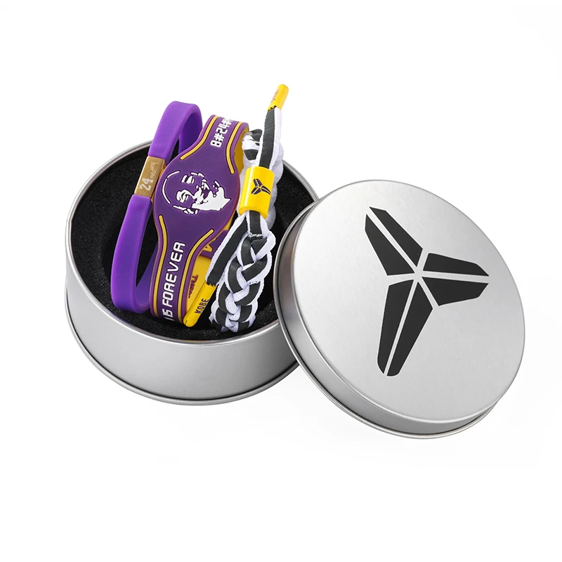 

Basketball Bracelet Set stars sports Silicone Wristband Bracelet surrounding gift box