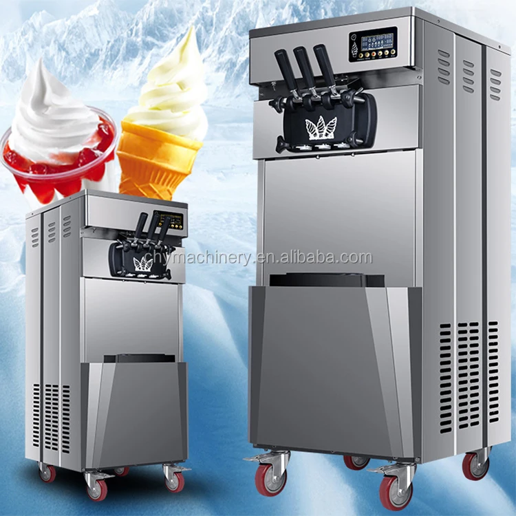 Ice Cream Machine Commercial Soft Serve Machine For Make Ice Cream With