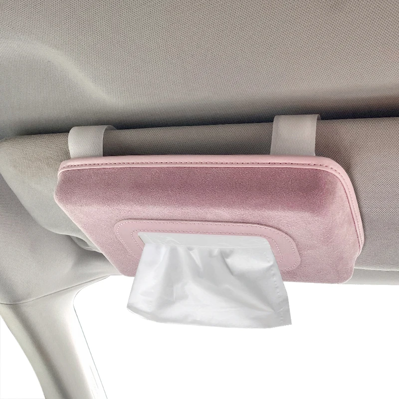 

Creative cute car tissue holder paper holder box cover for bath roon home kitchen office for car, Pink/purple/blue/gray