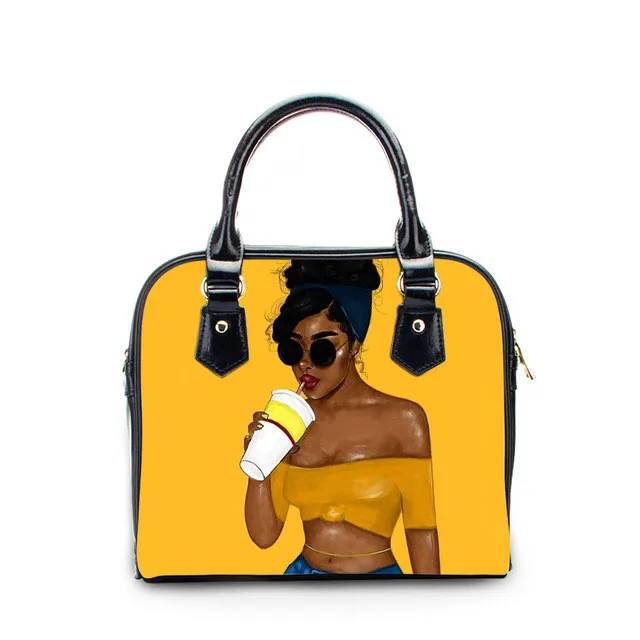 

small tote bags african american girl bag women purses handbags Crossbody Bag PU Leather Ladies Messenger Handbag Sac A Main