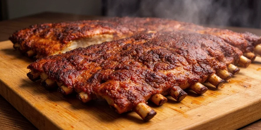 Ribs Resting in Fridge