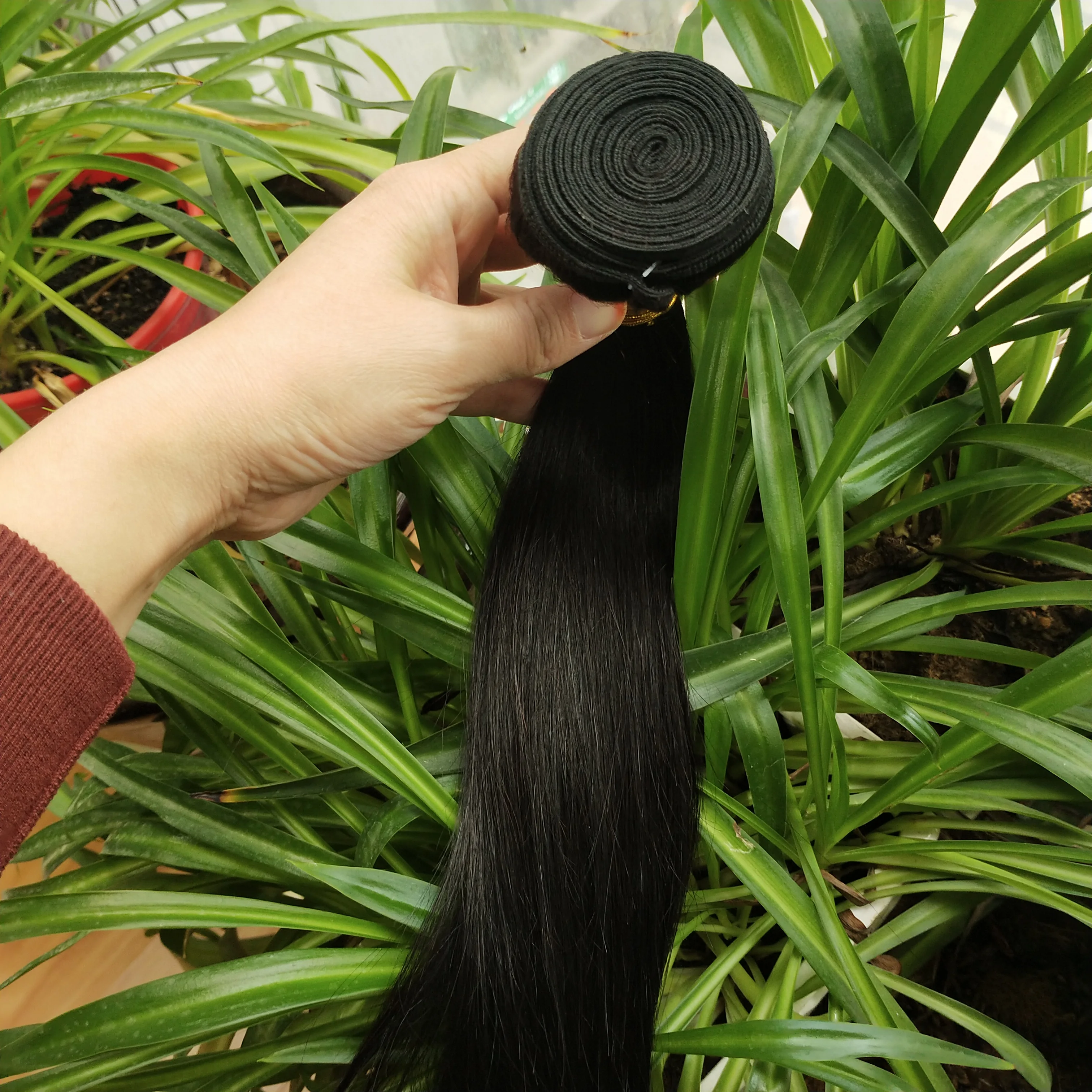 

Wholesale remy Indian Natural Hair Weave Grade 9A Vendors Straight Hair Bundles Hair Extension