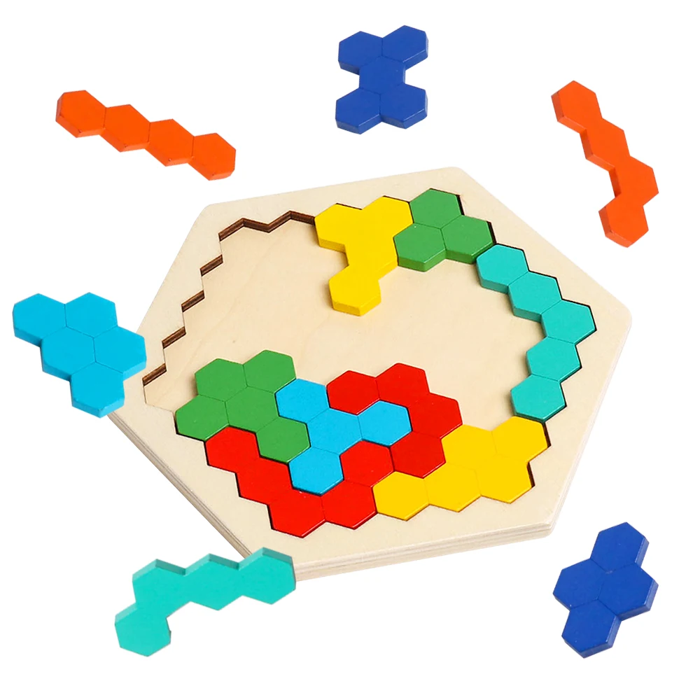块 tangram 脑挑逗玩具孩子学习 