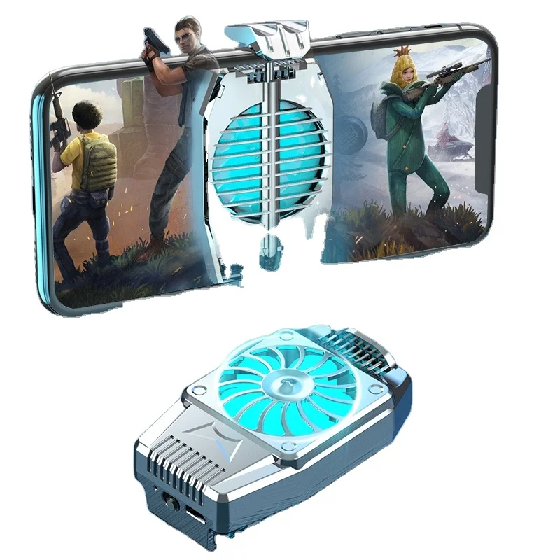 

Mobile Phone Heat Sink Gaming Cooler Water Cooled Mobile Phone Radiator for Game Controller Cooling Fan Playing Gamepad H5