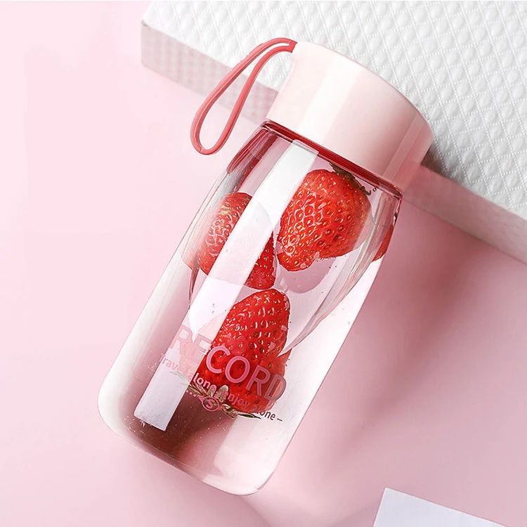 

380ml bpa free clear design plastic drink water bottle