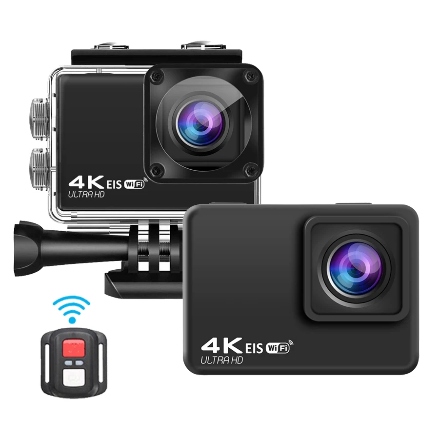 

2020 ACPRO 4K 60FPS WiFi 900maH LCD MP4 Manufacturer Waterproof Action Camera 4K